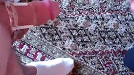 Locking Cock Up and Teasing Hard