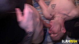 Hey, this new cumdump gets hard so easy.