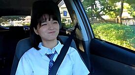 sumire 18 craves wild sex at his place. sea date turns into intense breast play and deep pounding.