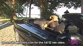 Have you seen this pierced tatted dream girl stripping naked in public with her tanned body and homemade tattoos?