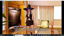 Intense femdom monster dominates in breeding island game with groping, oral submission, blowjob, and creampie