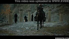 Old man masturbates wet shaved pussy