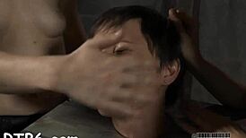 Amateurs reach orgasm in hardcore pussy sucking and cock competition!