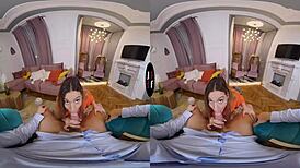 Blonde bombshell's POV: Shaved and hairless