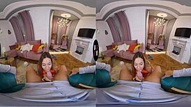 Blonde bombshell's POV: Shaved and hairless