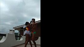 Lucao And Lunna Vaz Fuck In Doggystyle During Carnival Party