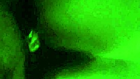 Amateur couple and a dog in a bareback threesome