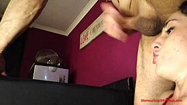Anal home hardcore porn video with shaved cock and close-up ass
