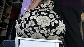 I Rip Off Tight Pantyhose and Pound My Stepmom's Big Ass Hard