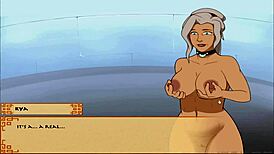 4 Elements Trainer Book 4: Busty Lesbian Blowjob Frenzy!