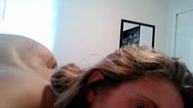 Watch this amateur chick sucking my cock so nicely