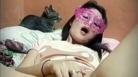 man, my babycats double dildo play got my holes so wet and gaped