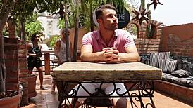 twink enjoys bareback cumshot in hot gay scene 😏