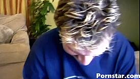 I'm backstage watching this babe get ready to fuck