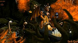 Fantasy girl takes hard cock with sexy teen moans during rough blowjob and deep assfucking.