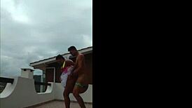 Lucao And Lunna Vaz Fuck In Doggystyle During Carnival Party