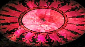 Pornò vintage imita l'arte in scena erotica retro