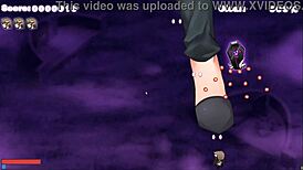 Succubus-Chan Milks Cowgirl's Huge Tits In Hentai Game