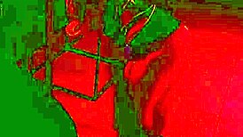 Blonde Girl Handcuffed And Spanked Backstage