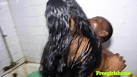 Step brother's wife sucking my dick in her bathroom!