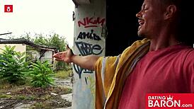 chubby zara mendez gets dicked down raw in an abandoned place, datingbaron com, with that monster cock deepthroat