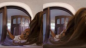 Vrconk ebony neighbor girl sucks cock early in the morning reality