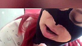 niece deepthroats big cock and swallows cum like submissive bitch