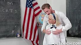 Cleo Vixen subtly sucks cock in group roleplay, then gets banged