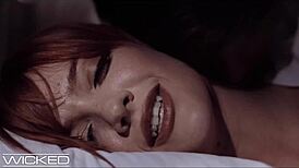 i watch mary jane ride deadpool's big coc in cosplay