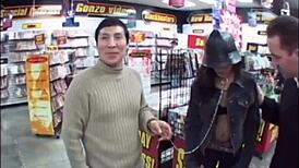 daisy dukes gets her natural tits fucked doggystyle in group