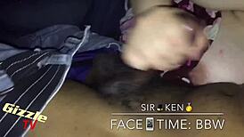 Oh, That White BBW's Sloppy Blowjob is Intense!