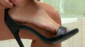 I get ready to go out alone.