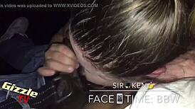 Oh, That White BBW's Sloppy Blowjob is Intense!