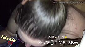 Oh, That White BBW's Sloppy Blowjob is Intense!