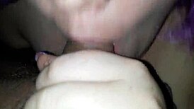 couple enjoys wet food during intimate meal