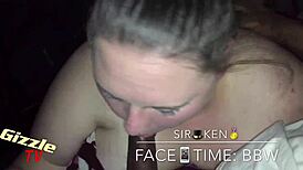 Oh, That White BBW's Sloppy Blowjob is Intense!