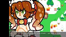 Christmas Hentai Game Poppy Covered In Snow