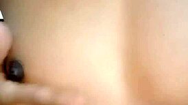 Magányos Lány Mély Vágyat Érez Intim Szóló Foglalkozásában Domináns Figurával