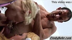 Watch Cindy and Pippa share that cock?