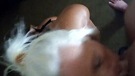 Mature milf delivers intense blowjob with big tits and ass