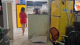 Surprise Friend Takes Ass Load