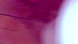 relieving in underwear with blue soap on member