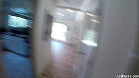 Alix Lynx's Blonde Solo Tease