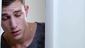 Step sis caught brother spying, wow!