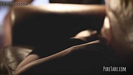 Classy blonde cowgirl riding hard and wild, damn!