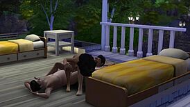 The sims twisted family wife has threesome with boys