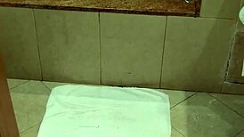 Spying on My Teen 18+ Stepsister and Masturbating with Her Pants in Hotel