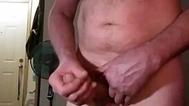 After 30 minutes of solo play, a dripping cumshot explodes