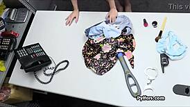 Eating Out and Banging the Sneaky Thief at Work