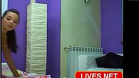 Young Webcam Model Teasing Viewers Playfully